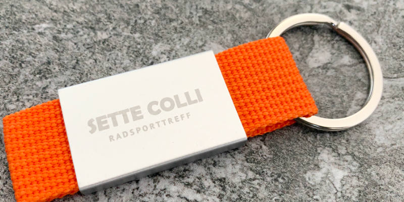 Solider Schlüsselanhänger im SETTE COLLI-Design